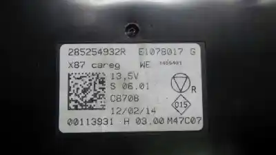 Peça sobressalente para automóvel em segunda mão módulo eletrônico por renault captur dynamique referências oem iam 285254932r 00113931 e1078017g