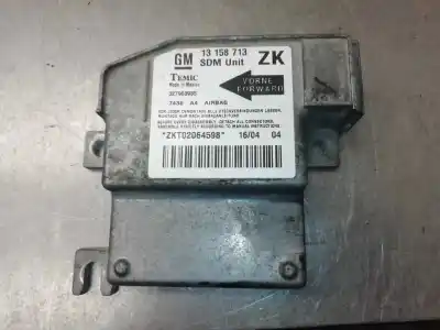 Pezzo di ricambio per auto di seconda mano Centralina Airbag per OPEL MERIVA * Riferimenti OEM IAM 13158713  327963935