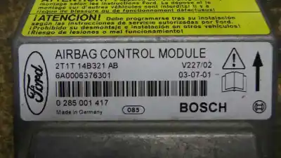 Pezzo di ricambio per auto di seconda mano centralina airbag per ford transit connect (tc7) furg. riferimenti oem iam 2t1t14b321ab 0285001417 6a0006376301