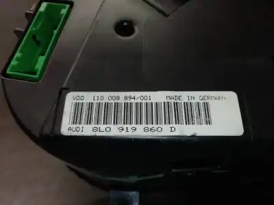 Автозапчастина б/у панель інструментів для audi a3 (8l) * посилання на oem iam 8l0919860d  