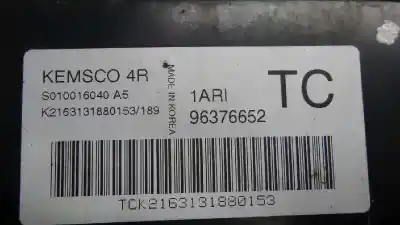 Second-hand car spare part ecu engine control for daewoo kalos 1.2 se oem iam references 96376652 k2163131880152 s010016040a5