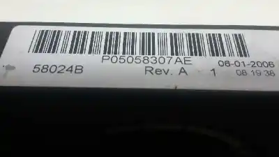 Second-hand car spare part heating / air conditioning control panel for dodge caliber s oem iam references p05058307ae  