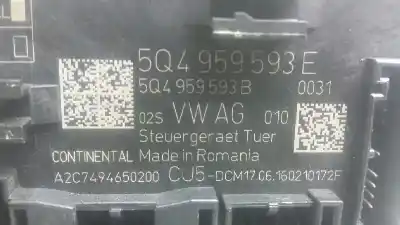 Second-hand car spare part electronic module for seat leon st (5f8) style oem iam references 5q4959593e a2c7494650200 5q4959593b