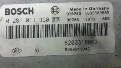 Second-hand car spare part ecu engine control for renault scenic ii authentique oem iam references 0281011390  8200310863