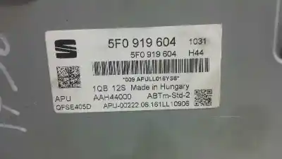 Second-hand car spare part multifunction display for seat leon st (5f8) style oem iam references 5f0919604  