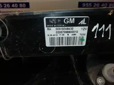 Second-hand car spare part right tailgate light for opel combo d expression l1h1 oem iam references 519248430  