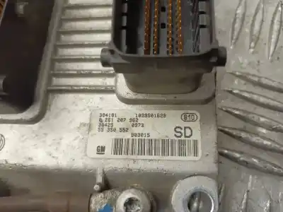 Second-hand car spare part ecu engine control for opel corsa c cosmo oem iam references 0261207962  55350552