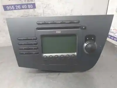 Peça sobressalente para automóvel em segunda mão sistema de áudio / rádio cd por seat leon (1p1) reference referências oem iam   