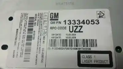 Second-hand car spare part audio system / radio cd for opel astra j lim. cosmo oem iam references 13334053  