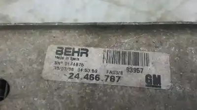 Pezzo di ricambio per auto di seconda mano intercooler per opel corsa c 1.3 16v cdti cat (z 13 dt / ln9) riferimenti oem iam 24466787  