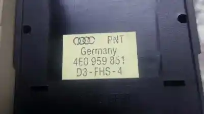 Автозапчасти б/у выключатель левого переднего окна за audi a8 (4e2) 3.0 tdi quattro ссылки oem iam 4e0959851  
