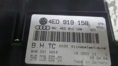 Автозапчасти б/у климат-контроль за audi a8 (4e2) 3.0 tdi quattro ссылки oem iam 4e0919158  5hb00855200