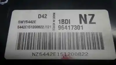 Second-hand car spare part ecu engine control for chevrolet matiz se oem iam references 96417301  5wy5442e