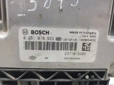 Second-hand car spare part ecu engine control for renault laguna iii gt oem iam references 0281018933  237101620r