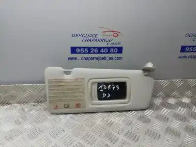 Peça sobressalente para automóvel em segunda mão para-sol direito por renault laguna iii gt referências oem iam 