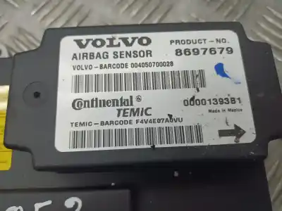 Peça sobressalente para automóvel em segunda mão centralina de airbag por volvo s40 berlina 2.0 d kinetic referências oem iam 8697679  