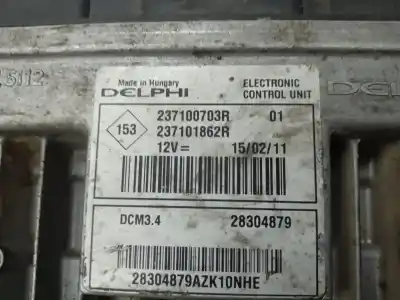 Second-hand car spare part ecu engine control for dacia duster ambiance 4x2 oem iam references 237100703r  