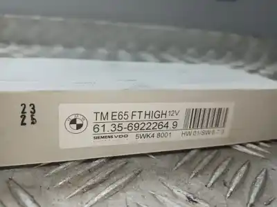 Second-hand car spare part electronic module for bmw serie 7 (e65/e66) 745i oem iam references 5wk48001  61356922264