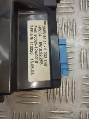 Second-hand car spare part climate control for bmw serie 7 (e65/e66) 740d oem iam references 64116932149  