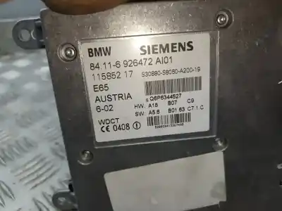 Second-hand car spare part electronic module for bmw serie 7 (e65/e66) 745i oem iam references 84116926472  