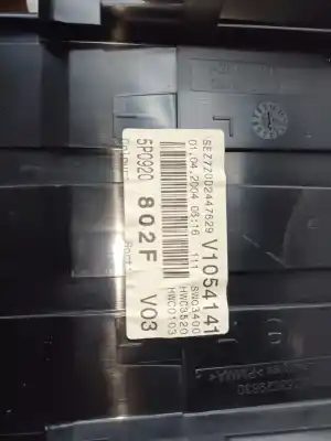 Peça sobressalente para automóvel em segunda mão quadrante por seat altea (5p1) arena referências oem iam 5p0920802f  