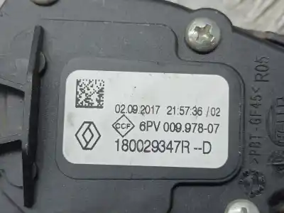 Автозапчастина б/у педальний потенціометр для renault clio iv authentique посилання на oem iam 180029347r  