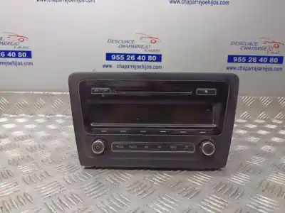Second-hand car spare part audio system / radio cd for skoda rapid active oem iam references 5j0035161e  
