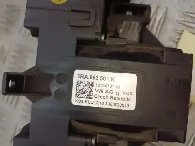 Second-hand car spare part steering wheel switch for skoda rapid active oem iam references 6r0953501k  