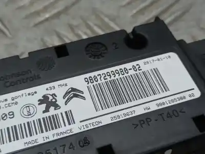 Pezzo di ricambio per auto di seconda mano modulo elettronico per citroen c4 lim. collection riferimenti oem iam 9807299980  
