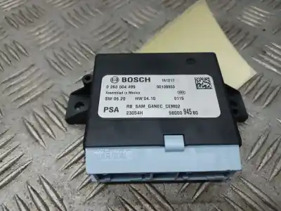 Second-hand car spare part electronic module for citroen c4 lim. collection oem iam references 9800094580  