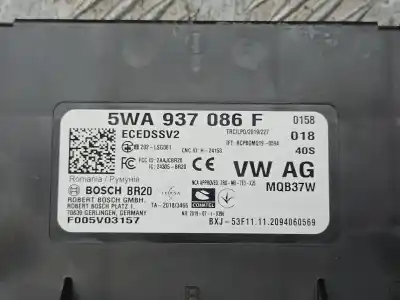 Автозапчасти б/у электронный модуль за cupra formentor (km7) 1.5 base ссылки oem iam 5wa937086f  