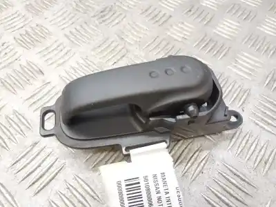 Peça sobressalente para automóvel em segunda mão puxador interior traseiro direito por nissan note (e11e) acenta referências oem iam 5010800006  