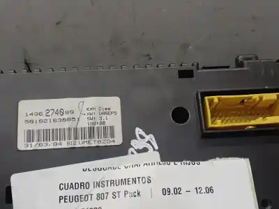Peça sobressalente para automóvel em segunda mão quadrante por peugeot 807 st pack referências oem iam 1496274080  
