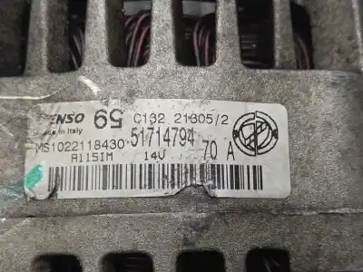 Pezzo di ricambio per auto di seconda mano alternatore per fiat punto berlina (188) 1.2 8v s riferimenti oem iam 51714794  