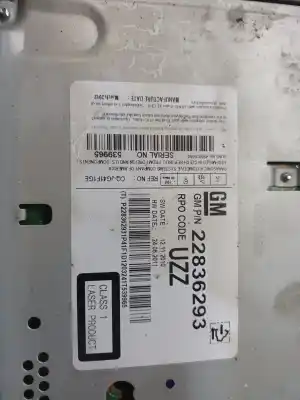 Автозапчасти б/у аудиосистема / радио cd за opel astra j lim. cosmo ссылки oem iam 22836293  