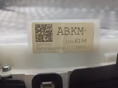 Peça sobressalente para automóvel em segunda mão quadrante por opel meriva b design edition referências oem iam 13346198  