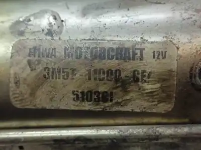 Peça sobressalente para automóvel em segunda mão motor de arranque por ford focus c-max (cap) ambiente (d) referências oem iam 3m5t11000ce  