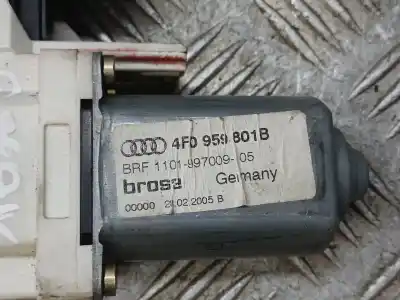 Peça sobressalente para automóvel em segunda mão Motor Elevador Vidro Dianteiro Esquerdo por AUDI A6 BERLINA (4F2) 2.0 TDI Referências OEM IAM 4F0959801B  