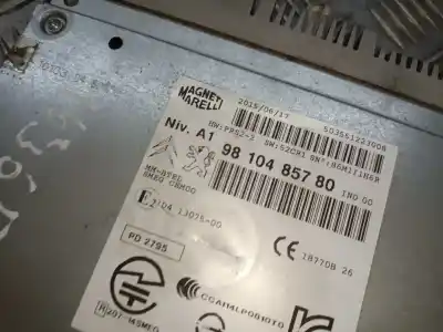 Автозапчастина б/у аудіо система / радіо cd для citroen c4 picasso feel посилання на oem iam 9810485780  