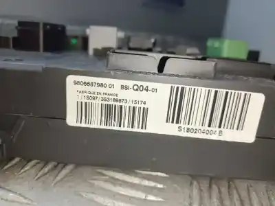 Second-hand car spare part fuse box unit for citroen c4 picasso feel oem iam references 9806687980  
