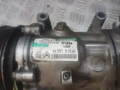 Peça sobressalente para automóvel em segunda mão compressor de ar condicionado a/a a/c por citroen c2 collection referências oem iam 9655191680  