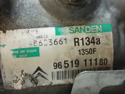 Pezzo di ricambio per auto di seconda mano compressore aria condizionata per peugeot 307 break / sw (s1) break xr riferimenti oem iam 9651911180  