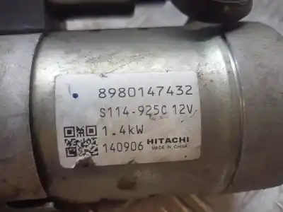 Peça sobressalente para automóvel em segunda mão motor de arranque por opel meriva b excellence referências oem iam 8980147432  