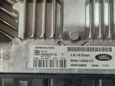 Автозапчастина б/у ебу контролер двигуна для land rover range rover (lm) 3.6 td v8 посилання на oem iam 6h4q12a650cd  