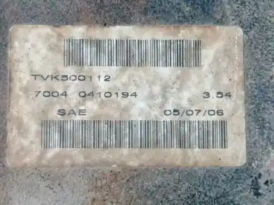 Second-hand car spare part rear differential for land rover range rover (lm) 3.6 td v8 oem iam references tvk500112  