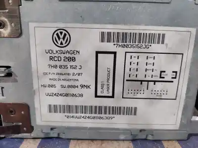 Tweedehands auto-onderdeel audiosysteem / radio-cd voor volkswagen t5 transporter/furgoneta 1.9 tdi cat (brs) oem iam-referenties 7h0035152  