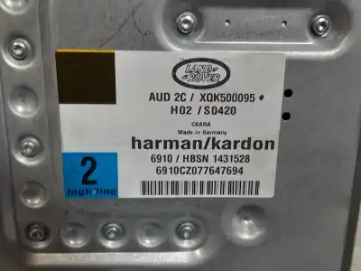 Автозапчасти б/у аудиосистема / радио cd за land rover range rover (lm) 3.6 td v8 ссылки oem iam xqk500095  