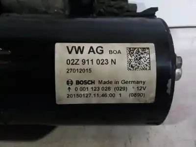 Peça sobressalente para automóvel em segunda mão motor de arranque por skoda spaceback (5h) 1.6 tdi referências oem iam 02z911023n  