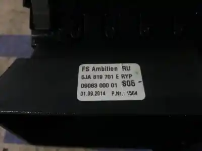 Автозапчастина б/у аераційна решіта для skoda spaceback (5h) 1.6 tdi посилання на oem iam 5ja819701  