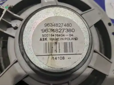 Recambio de automóvil de segunda mano de altavoz para citroen c5 berlina 1.6 16v hdi fap referencias oem iam 9634827480  